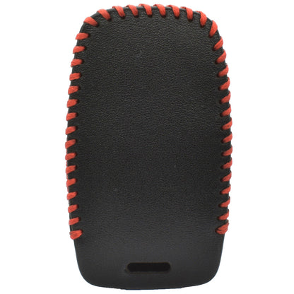 KIA Stonic Leather Red Stich Key Cover