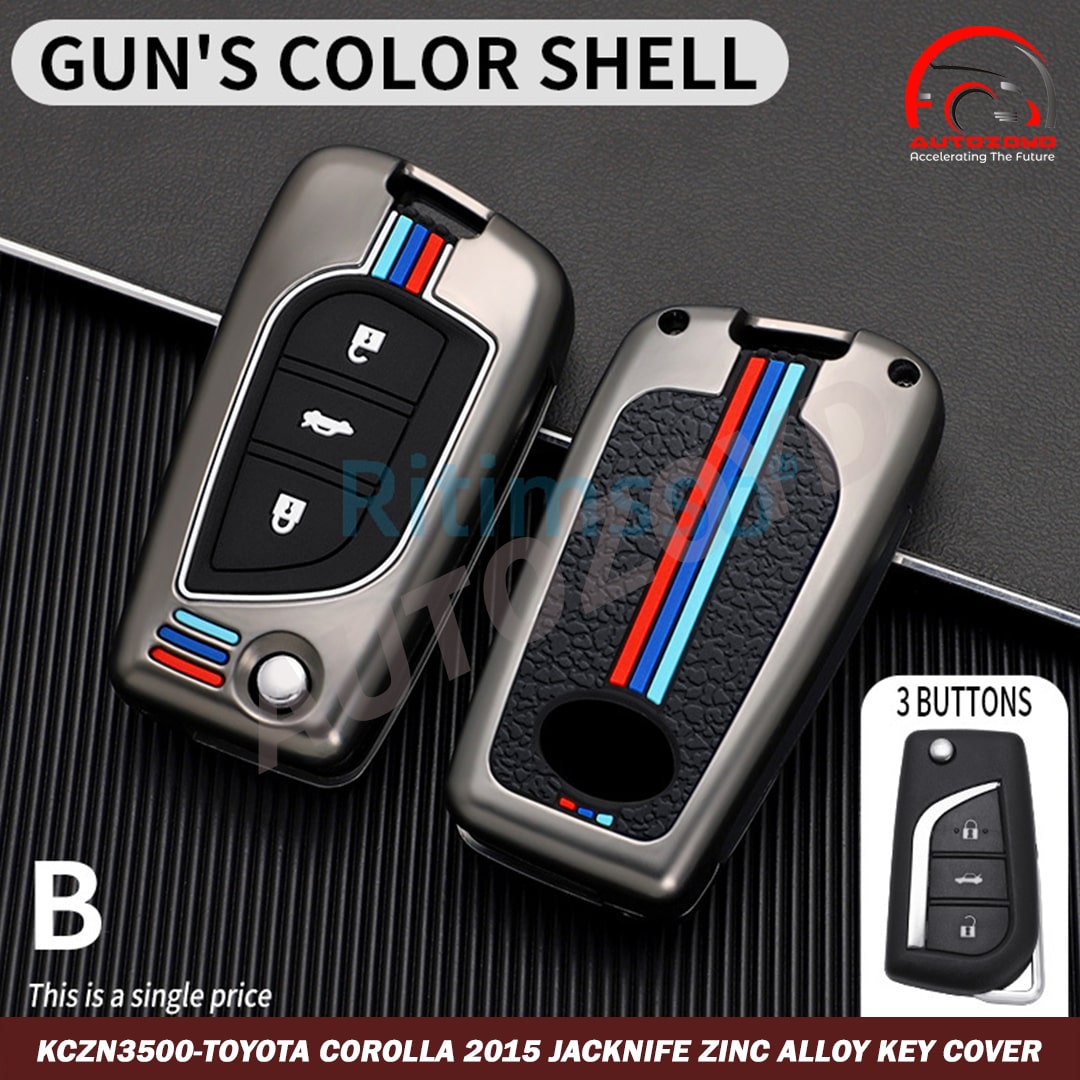 Toyota Corolla 2015 Jacknife Zinc Alloy Key Cover