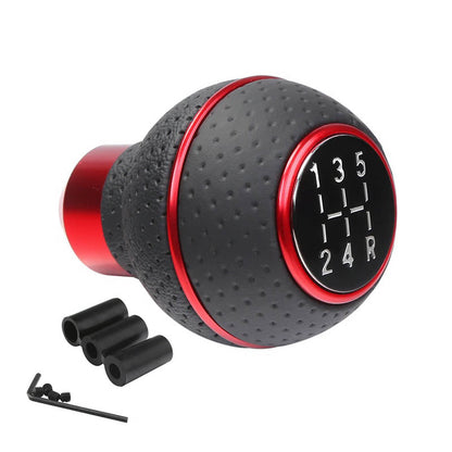 Gear Knob 5 Gear transmission Double Red Line Sphere