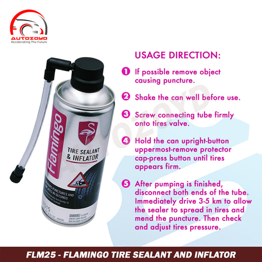 Flamingo Tire Sealant and Inflator