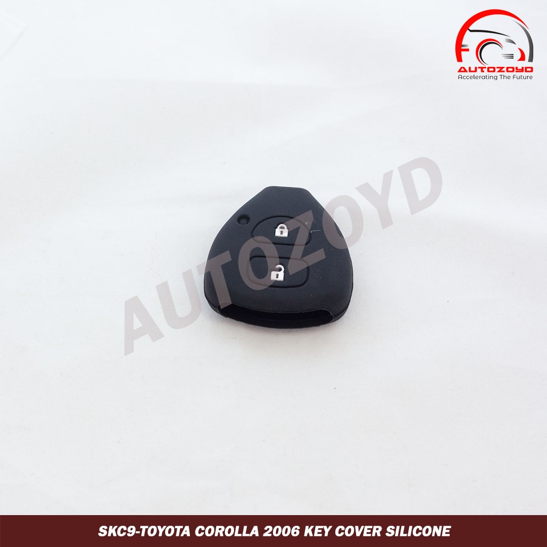 Toyota Corolla 2006 Key Cover Silicone Toyota Corolla 2002,2003,2004,2005,2006,2007,2008 (E120) Soft Silicone Key Cover Carbon Fiber Pattern