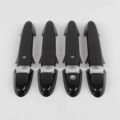 Honda City 2022 Carbon Fiber Door Handle-Door Carbon Fibre Handle Covers/Door Handle Carbon Fibre TrimTrim/Door Handle Cover