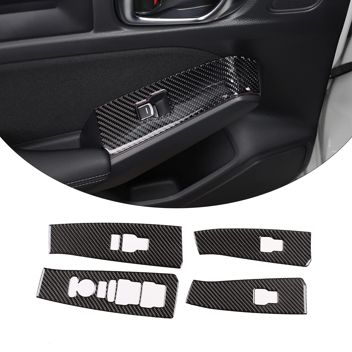 Honda Civic 2022 Power windows Trim Carbon Fibre