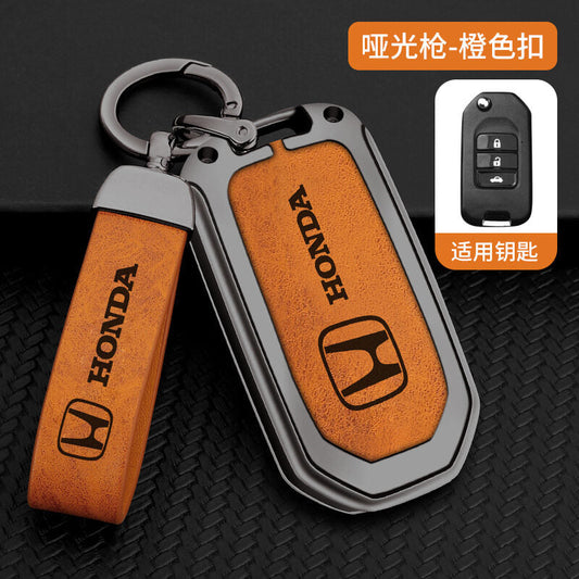 Honda Civic Rebirth Zinc Alloy Leather Key Cover