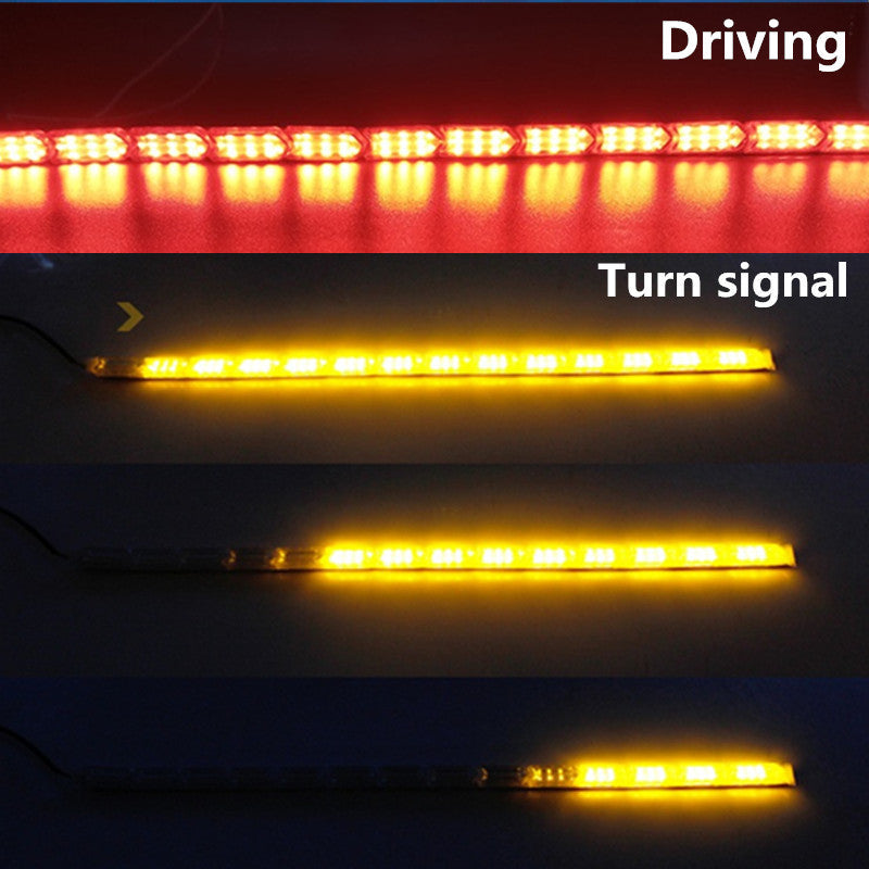 Car 2pc Headlight DRL Crystal Bead Style Running and Scanning Effect