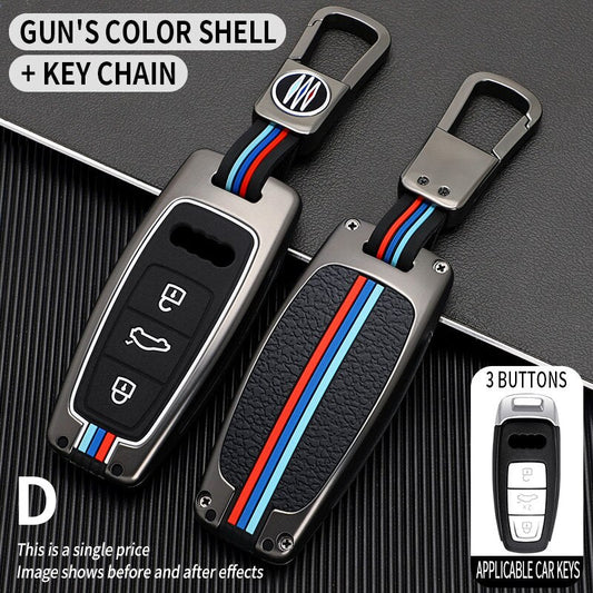 Audi A5 Zinc Key Cover - Metal Zinc Alloy Key Shell,Key Fob Cover for