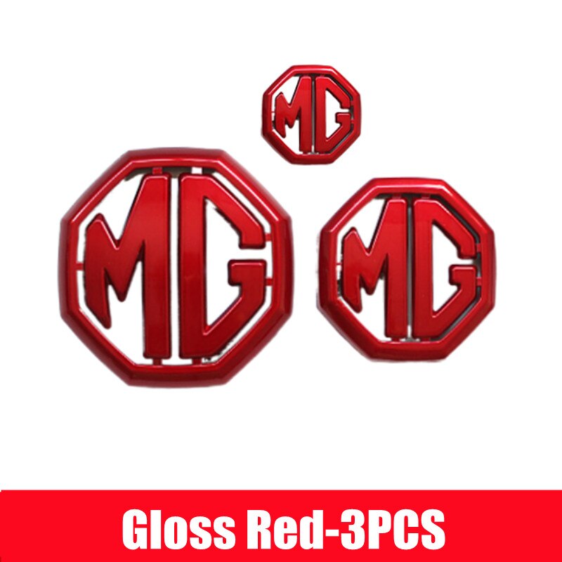 MG HS 3pc Set Logo Red - Morris Garage HS/MG HS