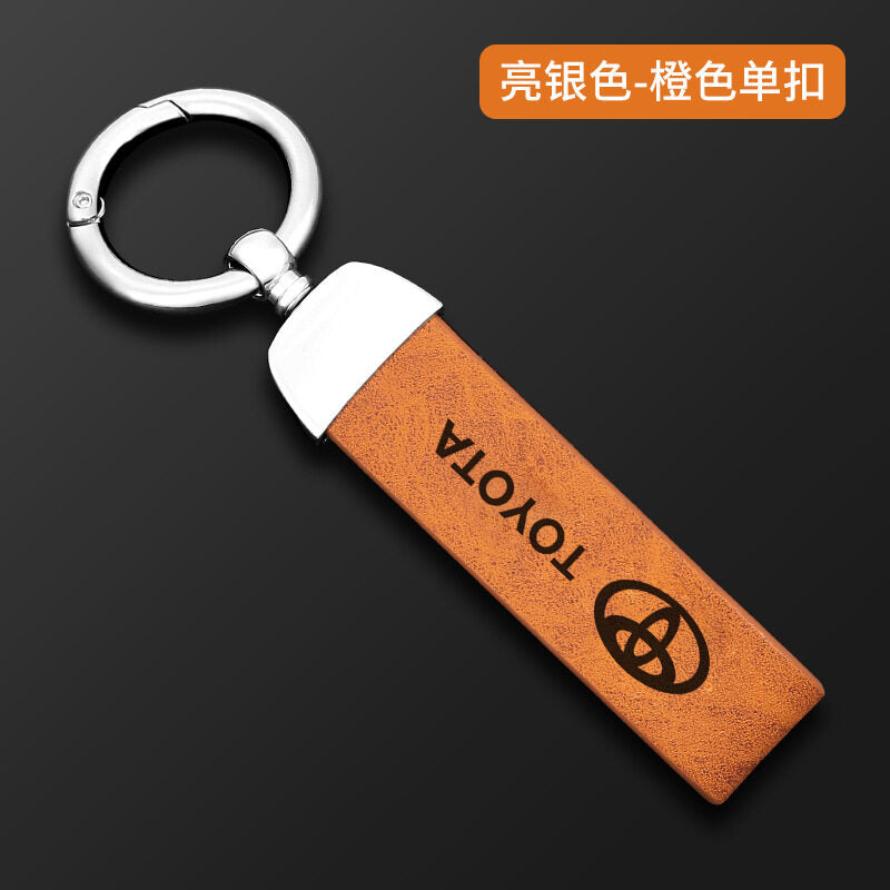 Toyota Fortuner Revo 3 Button Zinc Alloy Leather Key Cover