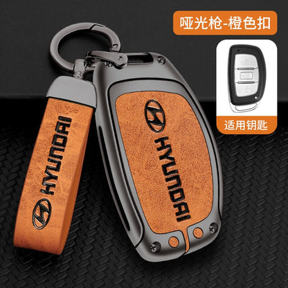 Hyundai Tucson/Elantra Zinc Alloy Leather Key Cover