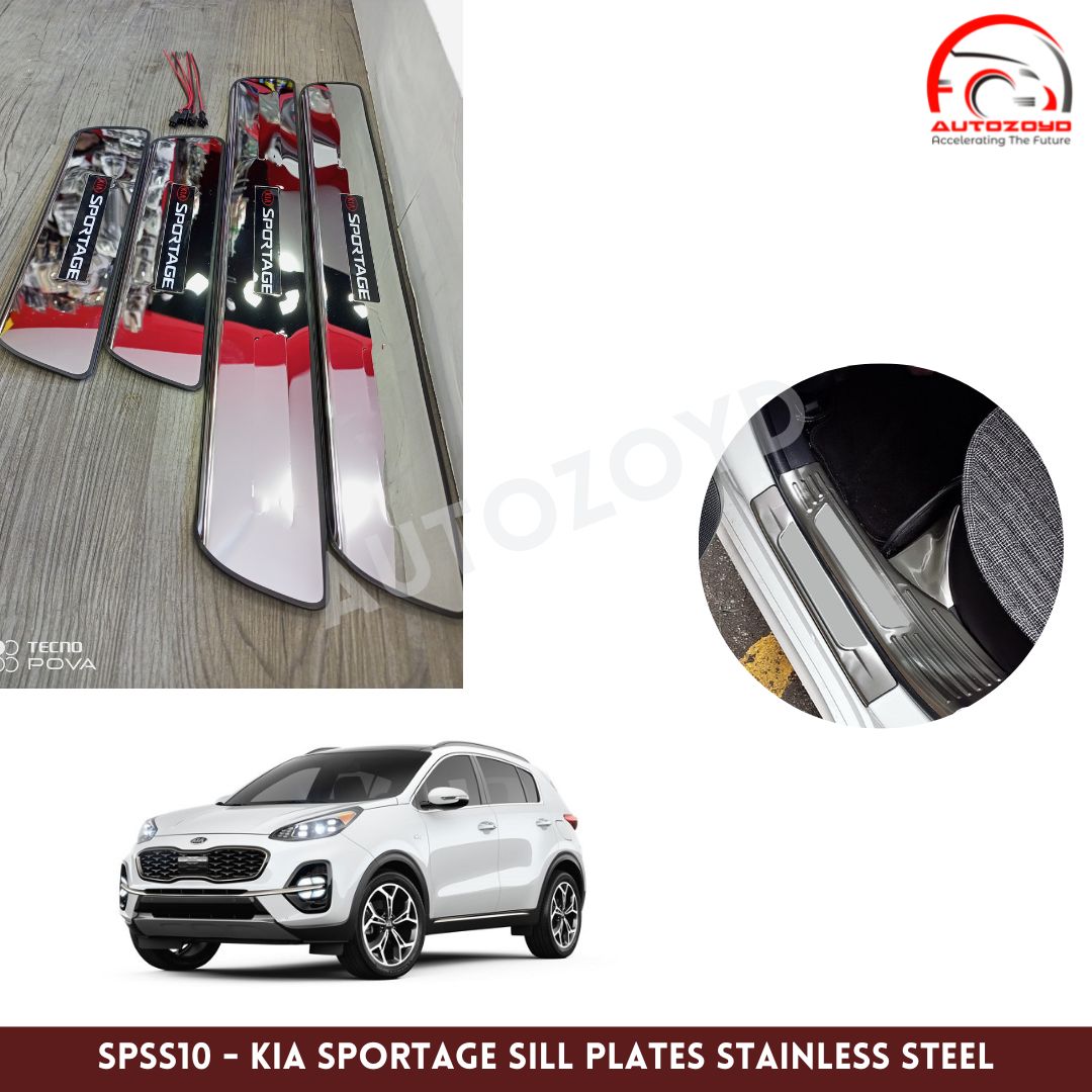 KIA Sportage Sill Plates Stainless Steel