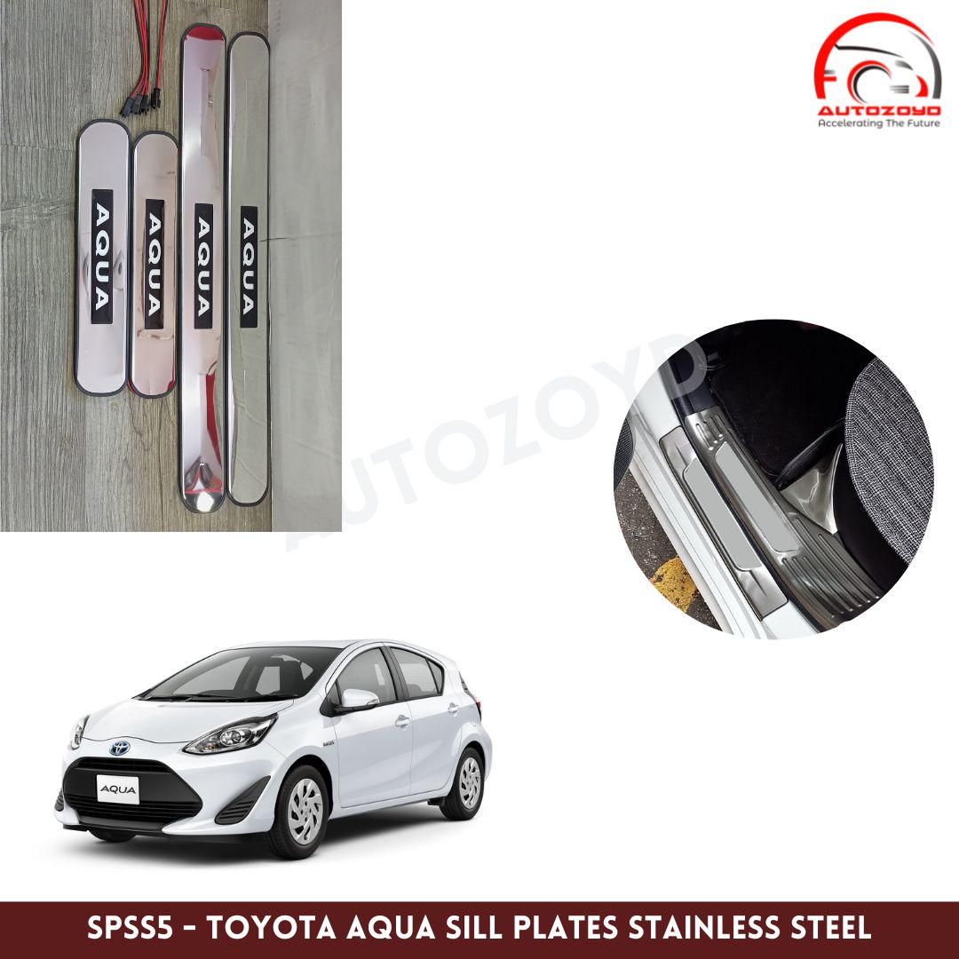 Toyota Aqua Sill Plates Stainless Steel