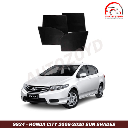 Honda City 2009-2020 Sun Shades - Honda City 2009,2010,2011,2012,2013,2014,2015,2016,2017,2018,2019,2020,2021(5th Generation)