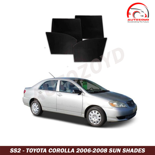 Toyota corolla 2006-2008 Sun Shades - Toyota Corolla 2002,2003,2004,2005,2006,2007,2008 (E120)