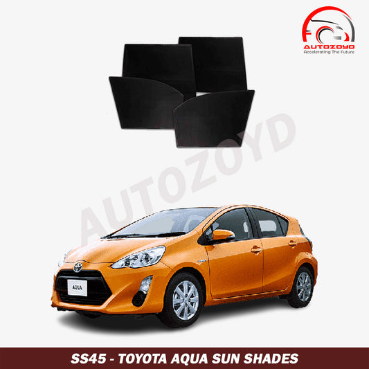 Toyota Aqua Sun Shades - Toyota Aqua 2011,2012,2013,2014(1st Generation)Pre-facelift - Toyota Aqua 2014,2015,2016(1st generation)First facelift - Toyota Aqua 2017,2018,2019,2020(1st Generation)Second Facelift