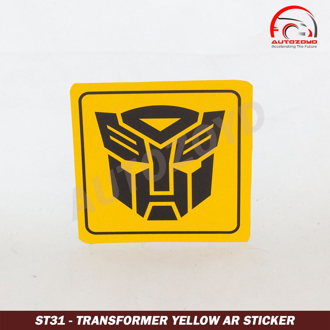 Transformer Yellow AR Sticker