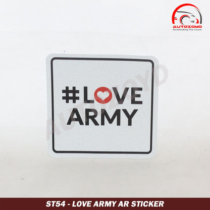 Lover Army AR Sticker