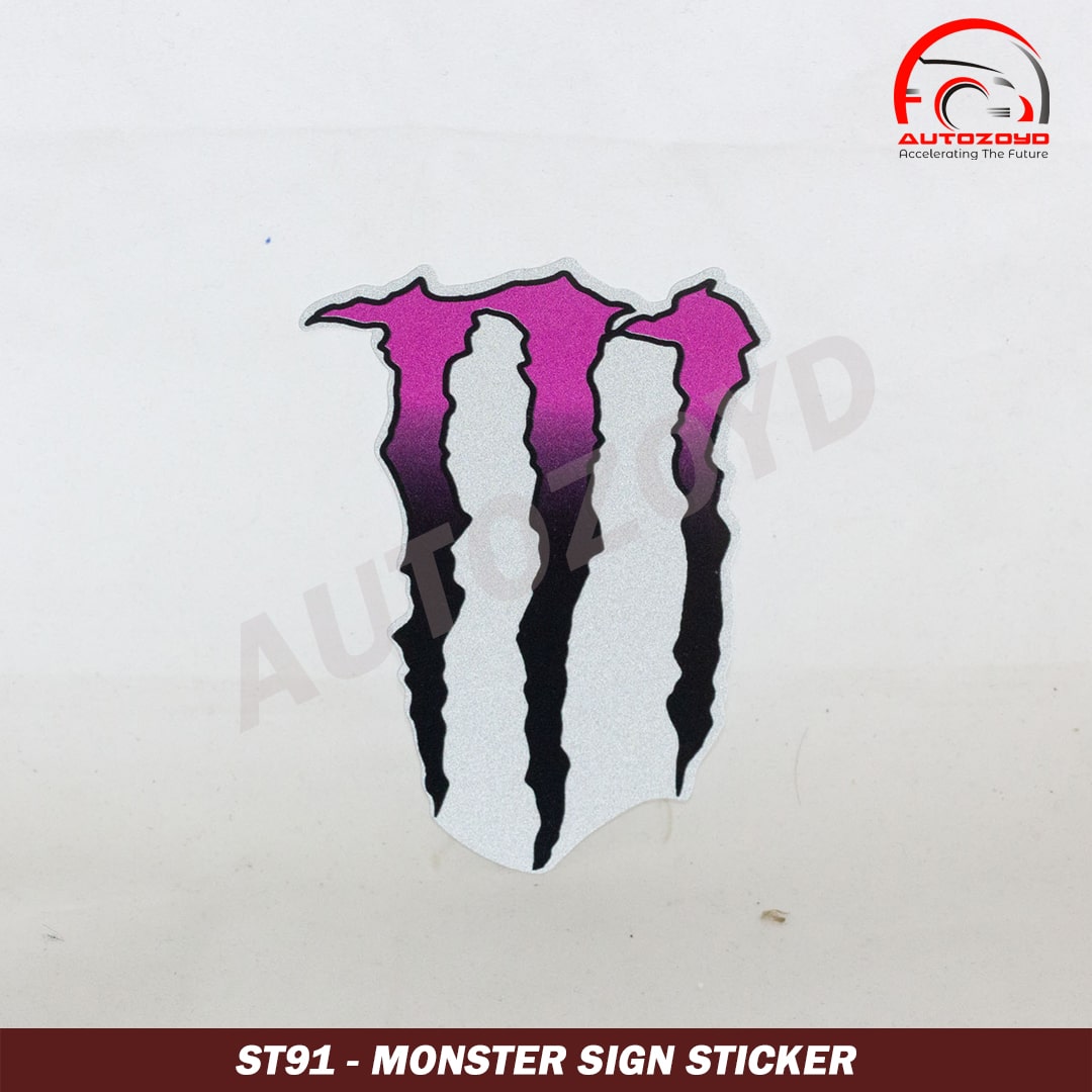 Monster Sign Sticker