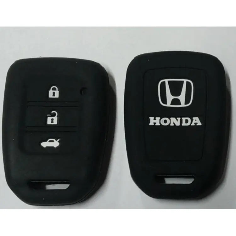 Honda City 2022 Key Cover Silicone Honda City 2022,2023(6th Generation) Soft Silicone Key Cover Carbon Fiber Pattern