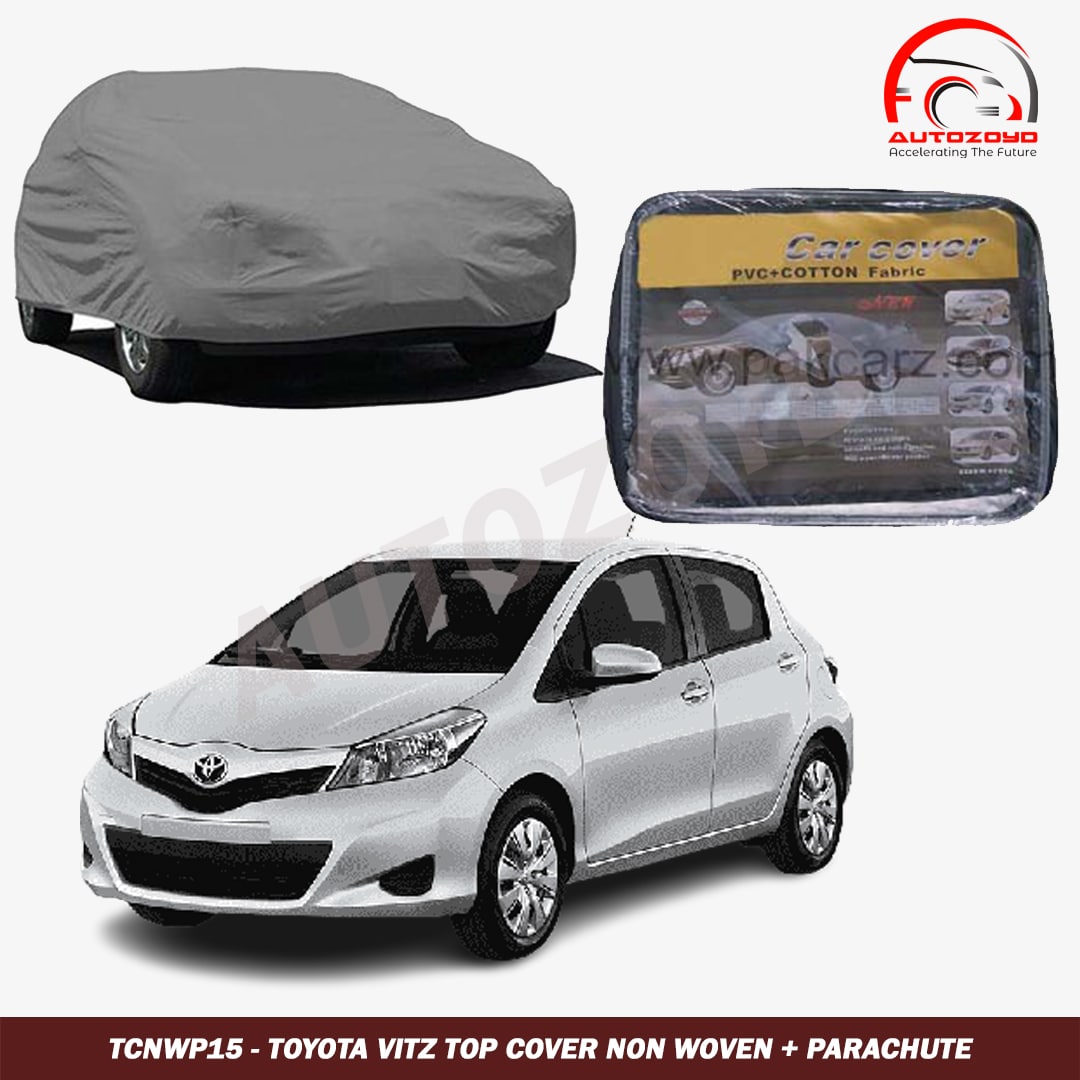 Toyota Vitz Top Cover Non Woven + Parachute