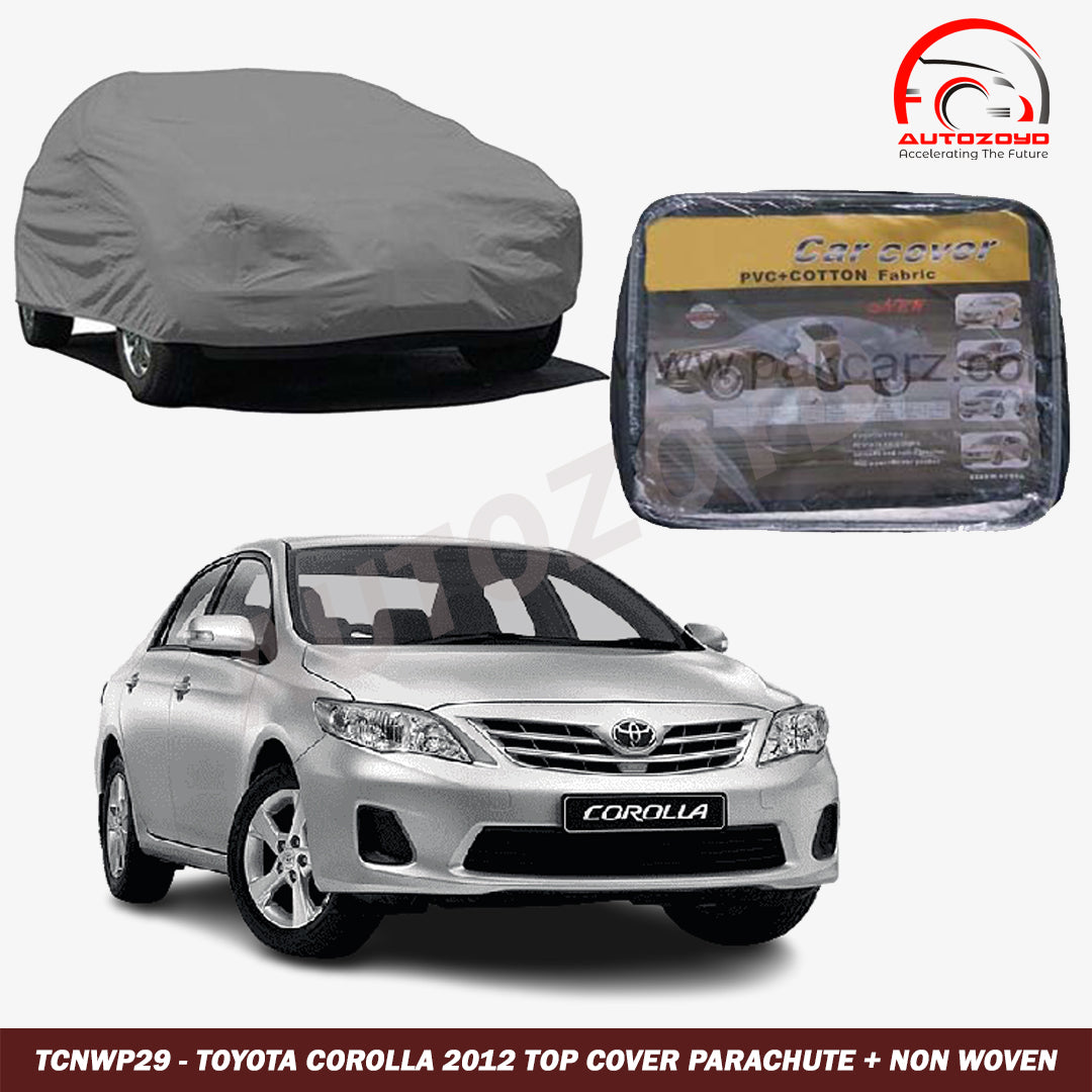 Toyota Corolla 2012 Top Cover Parchute + Non Woven