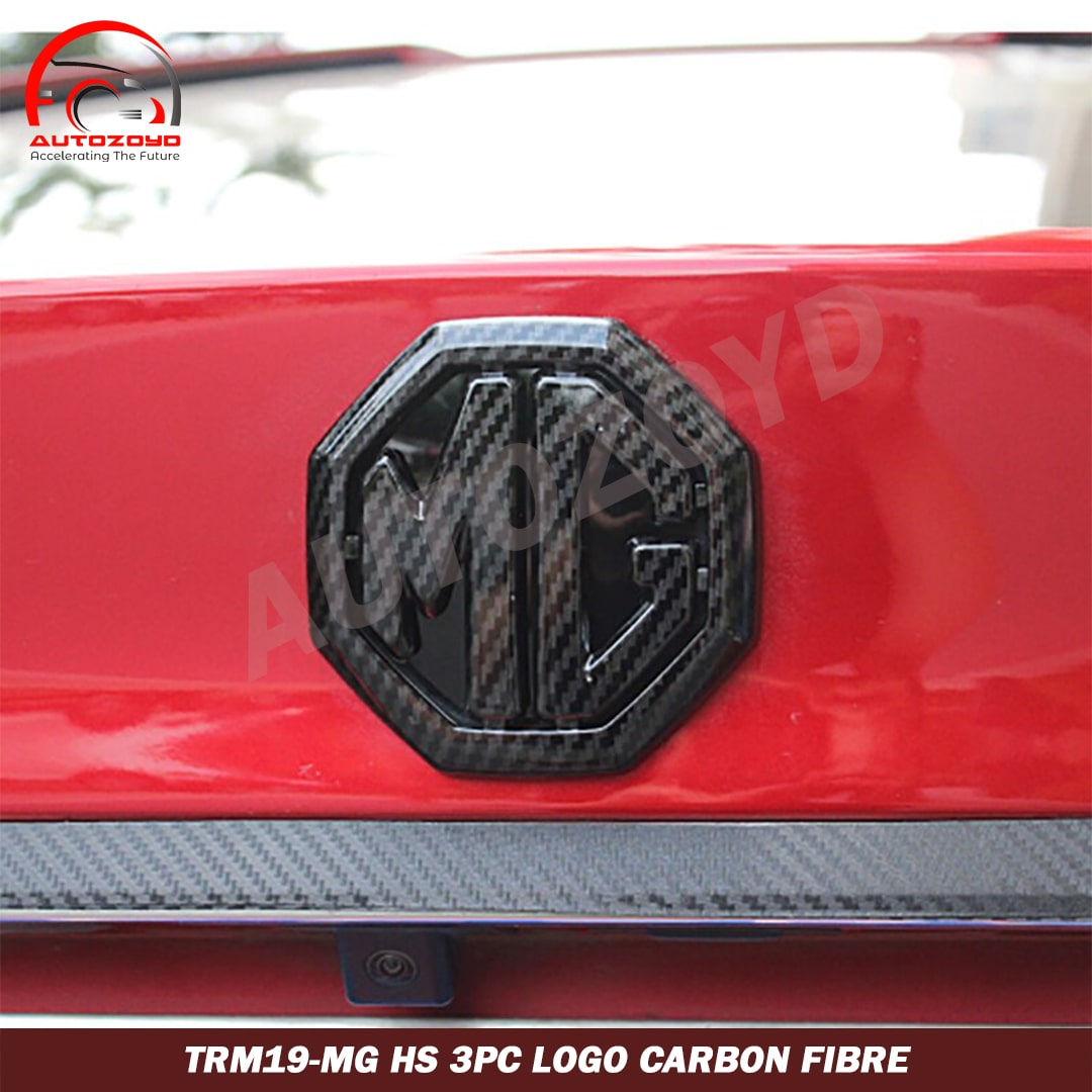 MG HS 3pc Logo Carbon Fibre