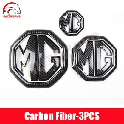 MG HS 3pc Logo Carbon Fibre