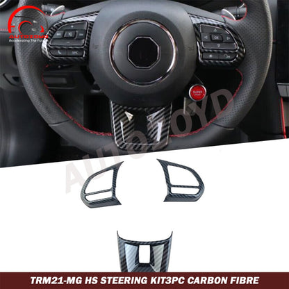 MG HS 3pc Steering Kit Carbon Fibre