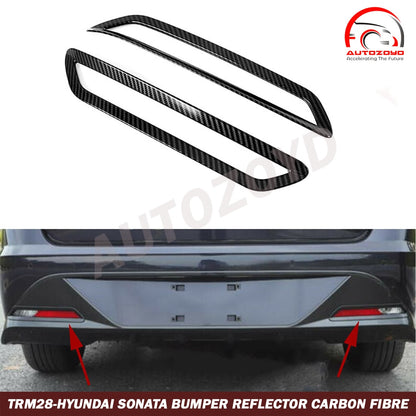 Hyundai Sonata Bumper Reflector Trim Carbon Fibre