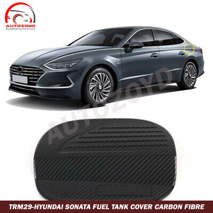 Hyundai Sonata Fuel Tank Cover Carbon Fibre