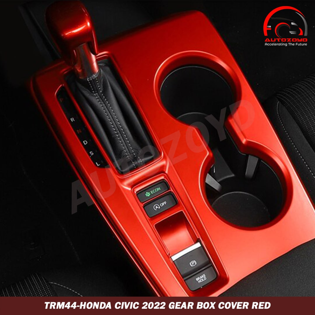 Honda Civic 2022 Gear Box Cover Red