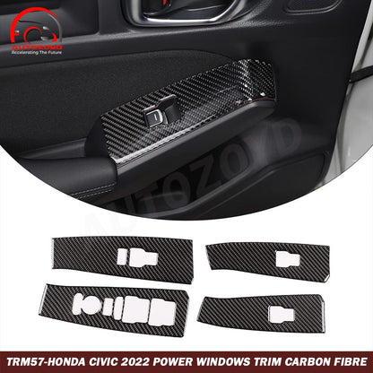 Honda Civic 2022 Power windows Trim Carbon Fibre