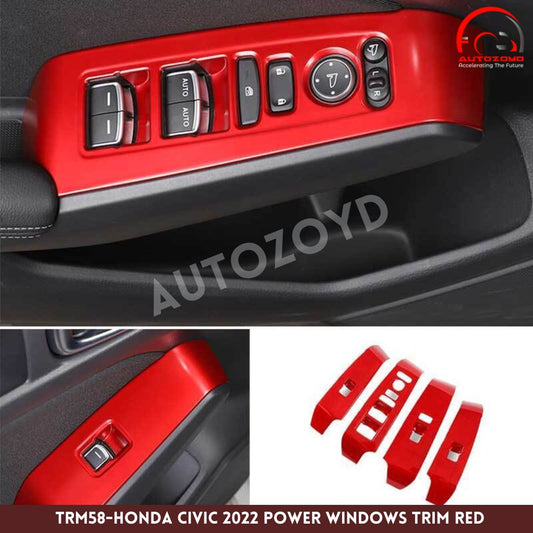 Honda Civic 2022 Power windows Trim Red