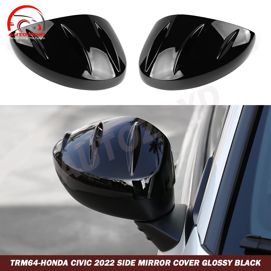 Honda Civic 2022 Side Mirror Cover Glossy Black