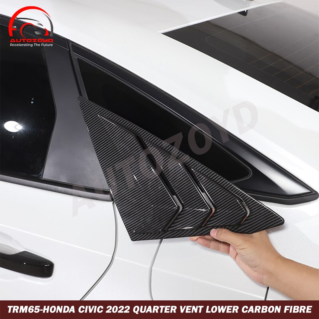 Honda Civic 2022 Quarter Vent Lower Carbon Fibre