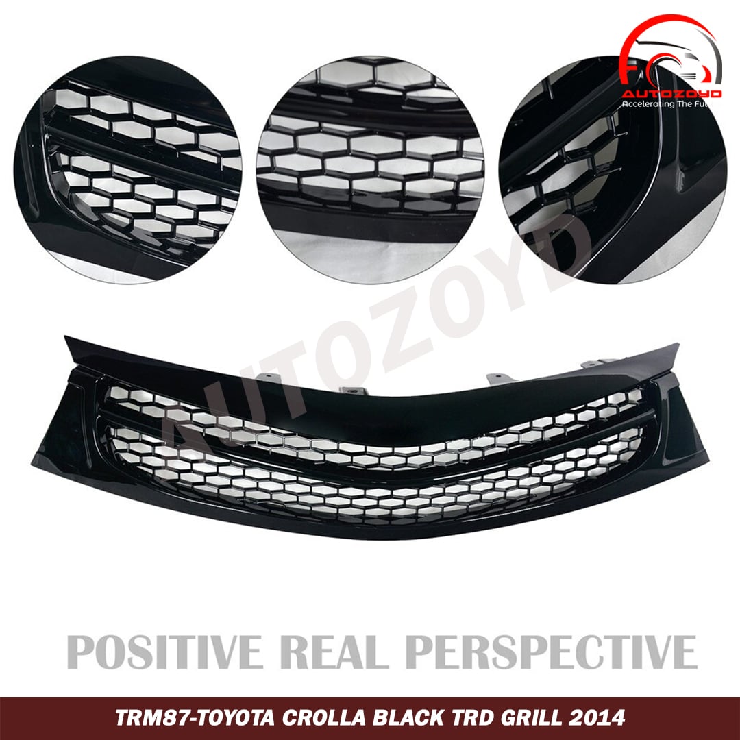 Toyota Corolla Black TRD Grill 2014