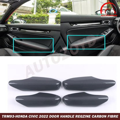 Honda Civic 2022 Door Handle Regzine Carbon Fibre