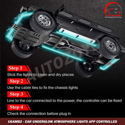 Car Underglow Atmosphere Lights App Controlled