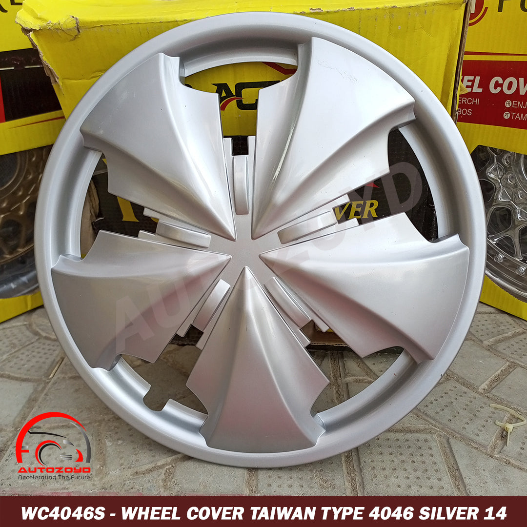 WHEEL COVER TAIWAN TYPE 4046 SILVER 14