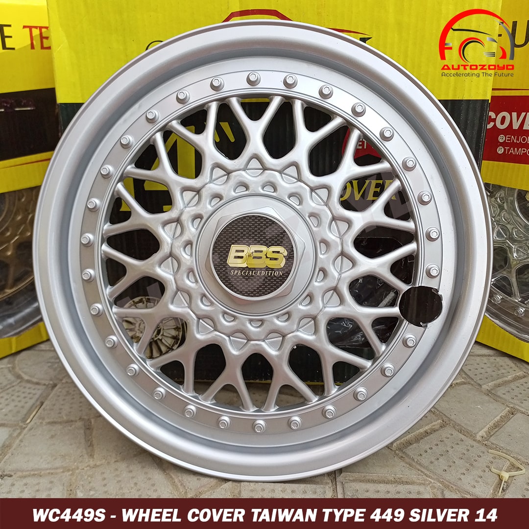 WHEEL COVER TAIWAN TYPE 449 SILVER 14