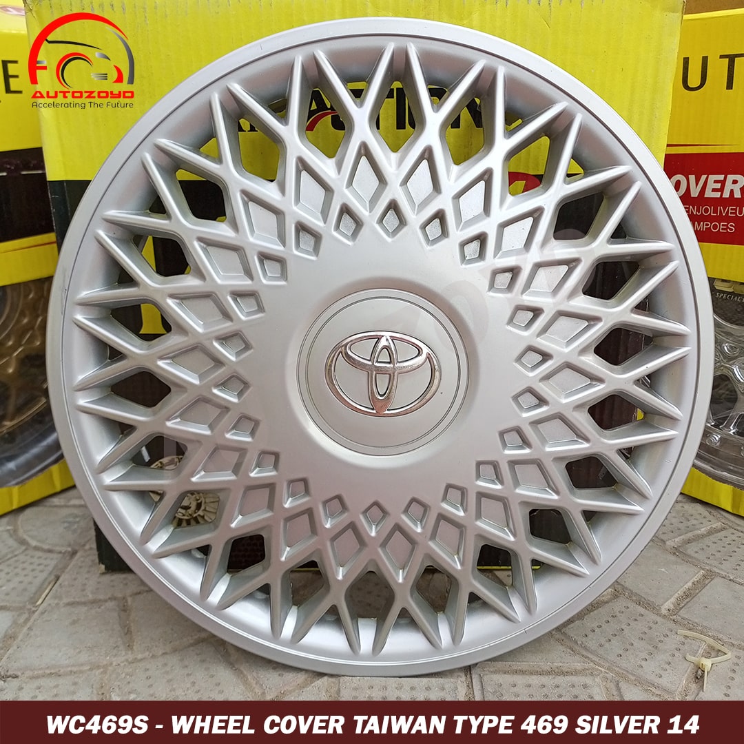 WHEEL COVER TAIWAN TYPE 469 SILVER 14