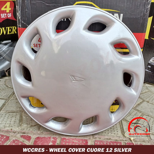 WHEEL COVER CUORE12 SILVER