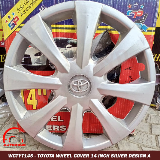 Toyota Wheel Cover 14 Inch Silver Design A