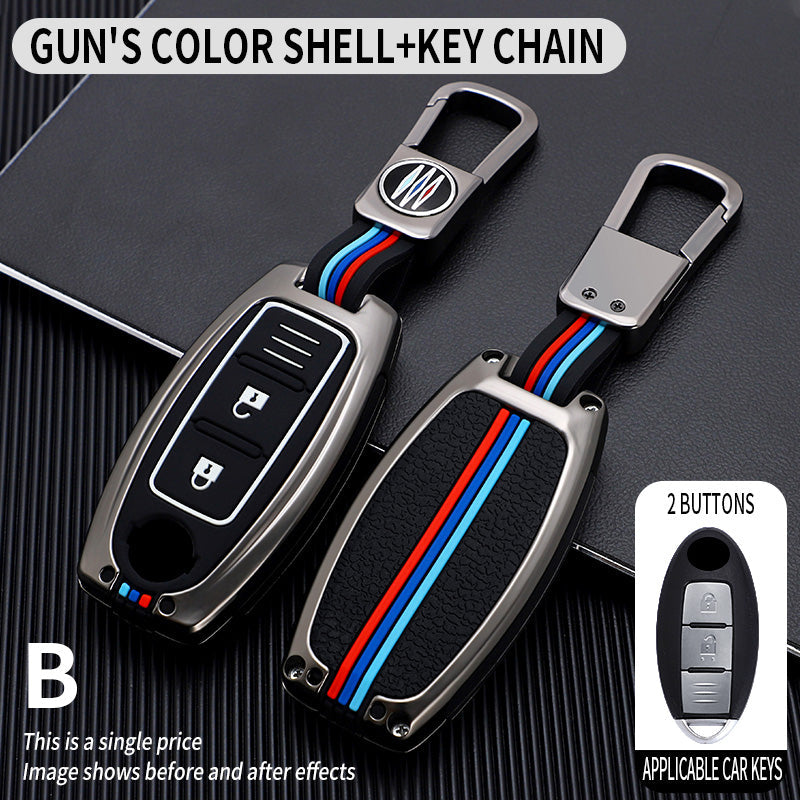 Nissan Note Zinc Alloy Key Cover - Metal Zinc Alloy Key Shell,Key Fob Cover for