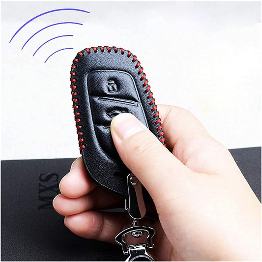 MG HS Leather Red Stich Key Cover