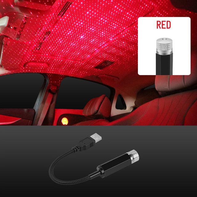 Laser Atmosphere Roof Light Red