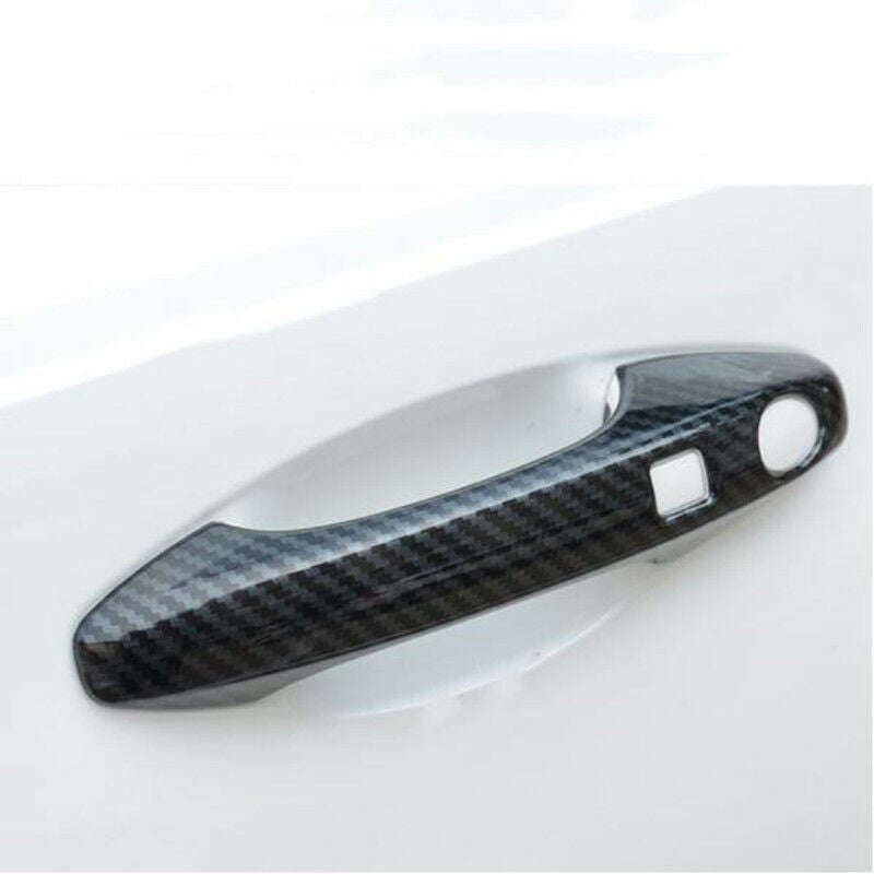 Haval Jolion Carbon fiber Door Handle Cover - Door Carbon Fibre Handle Covers/Door Handle Carbon Fibre TrimTrim/Door Handle Cover - Carbon Fiber Pattern/Carbon Fiber