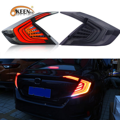 Honda Civic X Backlights Lava Style