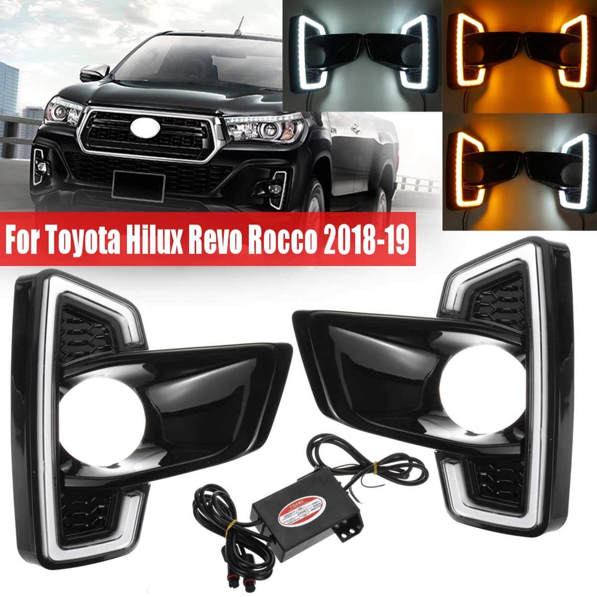 Toyota Rocco Daytime Running Light Fog Lamp Half