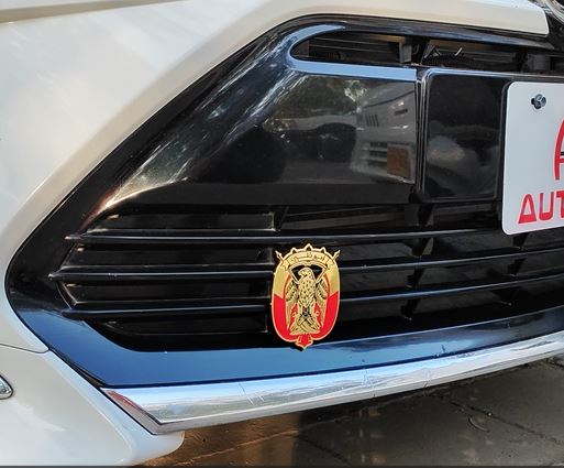 Abu Dhabi Golden White3D Grill Metal emblem