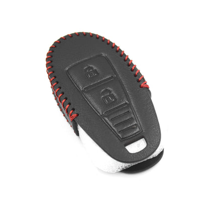 Suzuki Swift Leather Red Stich Key Cover